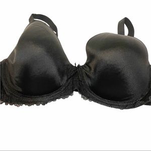 LACE TRIM DREAMFIT BLACK LIFTING PLUNGE BRA SIZE 38 DD NWT LACE TRIM DREAMFIT BLACK LIFTING PLUNGE BRA SIZE 38 DD NWT